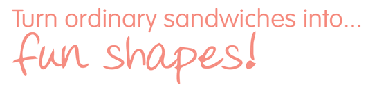 Cut It Out KidsPty Ltd - Turn ordinary sandwiches into fun shapes - nvelty sandwich cutters, daisy, dinosaur, heart, train - Brisbane Australia